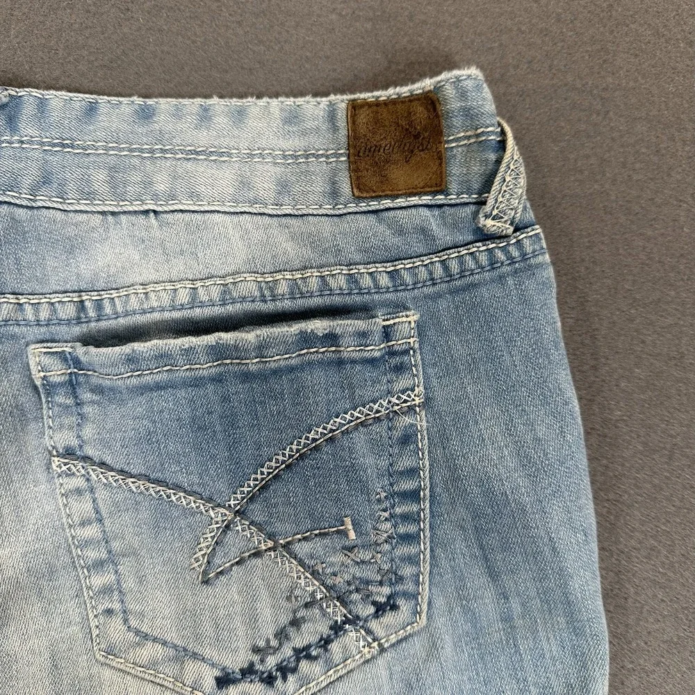 Amethyst Jeans Girls 9R Blue Mona Be Beautiful Denim Distressed Skinny Grunge‎